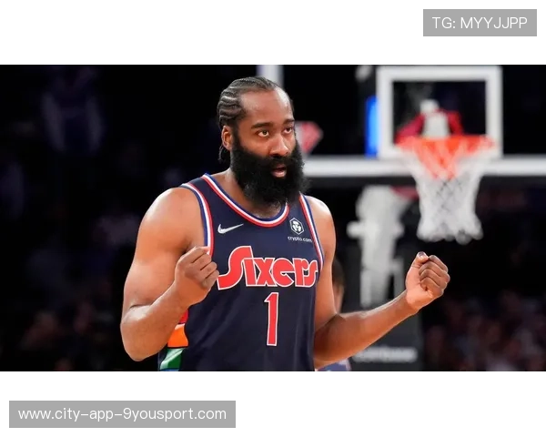 哈登急停后仰两分，76人再添关键得分