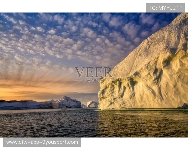 特色冰川漂流，极地雪域的速度与惊险，冰川漂浮物